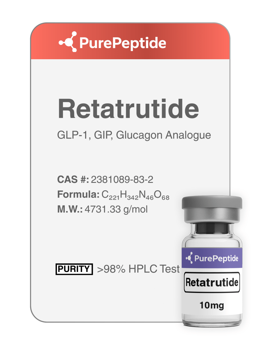Ретатрутид (Retatrutide)<br>5mg/10mg - PurePeptide